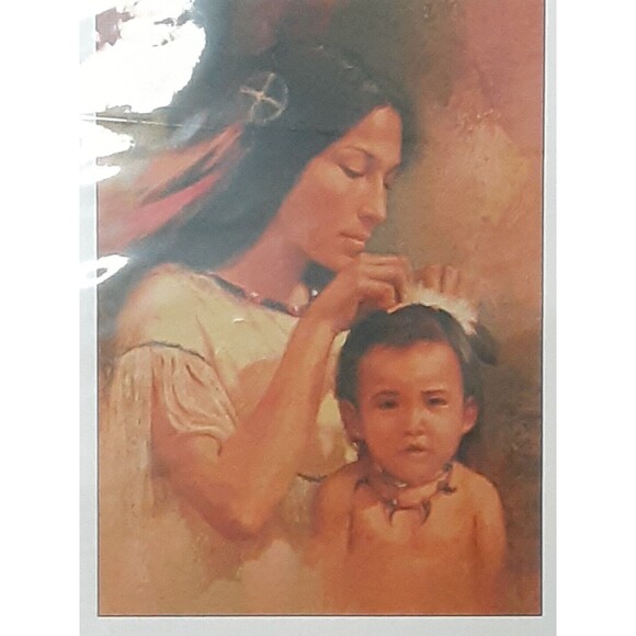 Shinysun's Cross Stitching Native American Indian Cross Stitch Pattern Chart - Picture 3 of 10